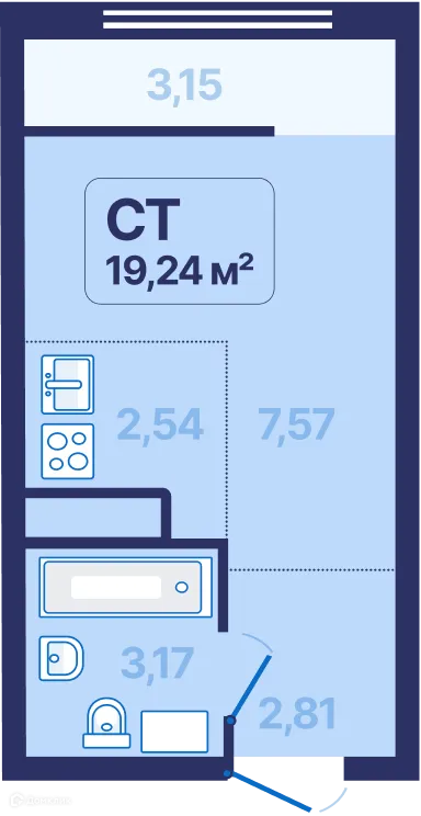 Фото квартиры в ЖК 9 Космонавтов