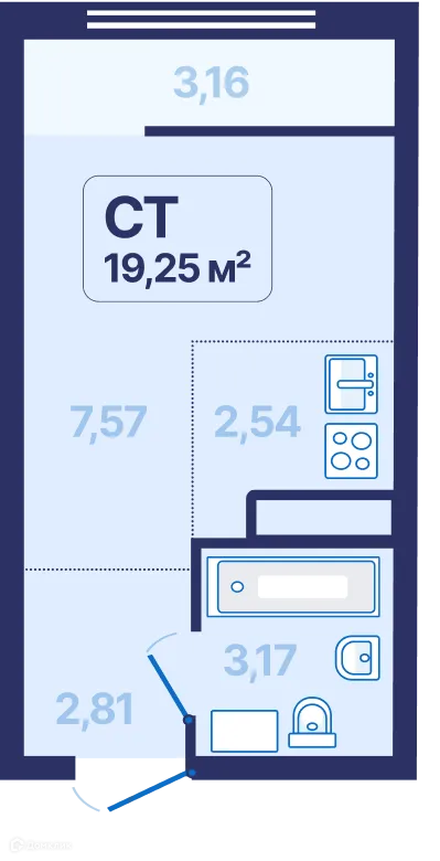 Фото квартиры в ЖК 9 Космонавтов