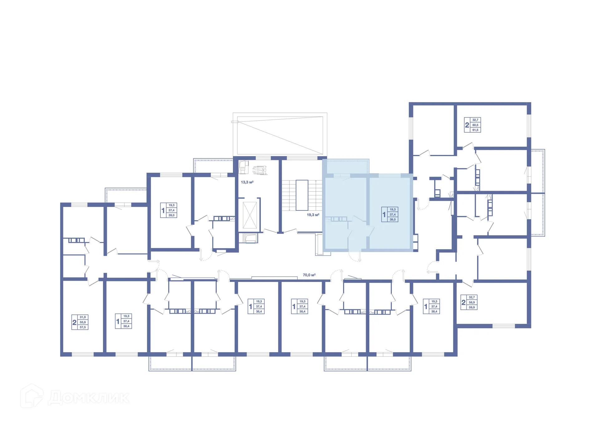 Фото квартиры в ЖК Жилой микрорайон "Новое Отрадное"