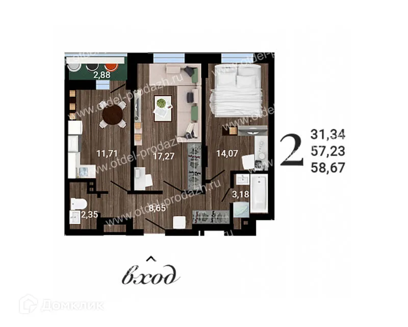 Фото квартиры в ЖК Навигатор