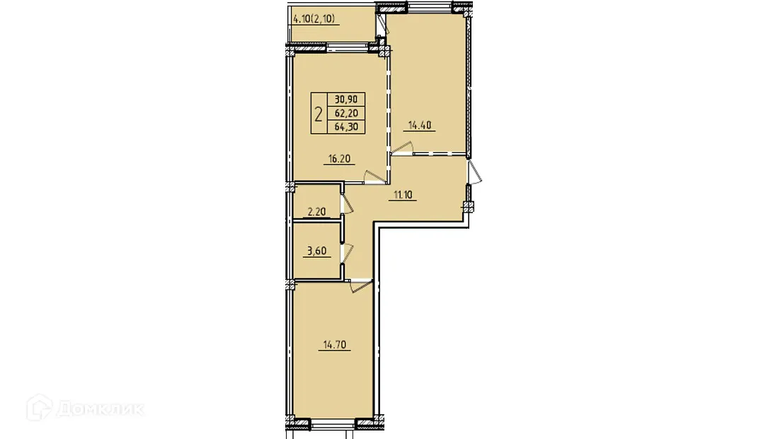 Фото квартиры в ЖК Волгоградская Звезда