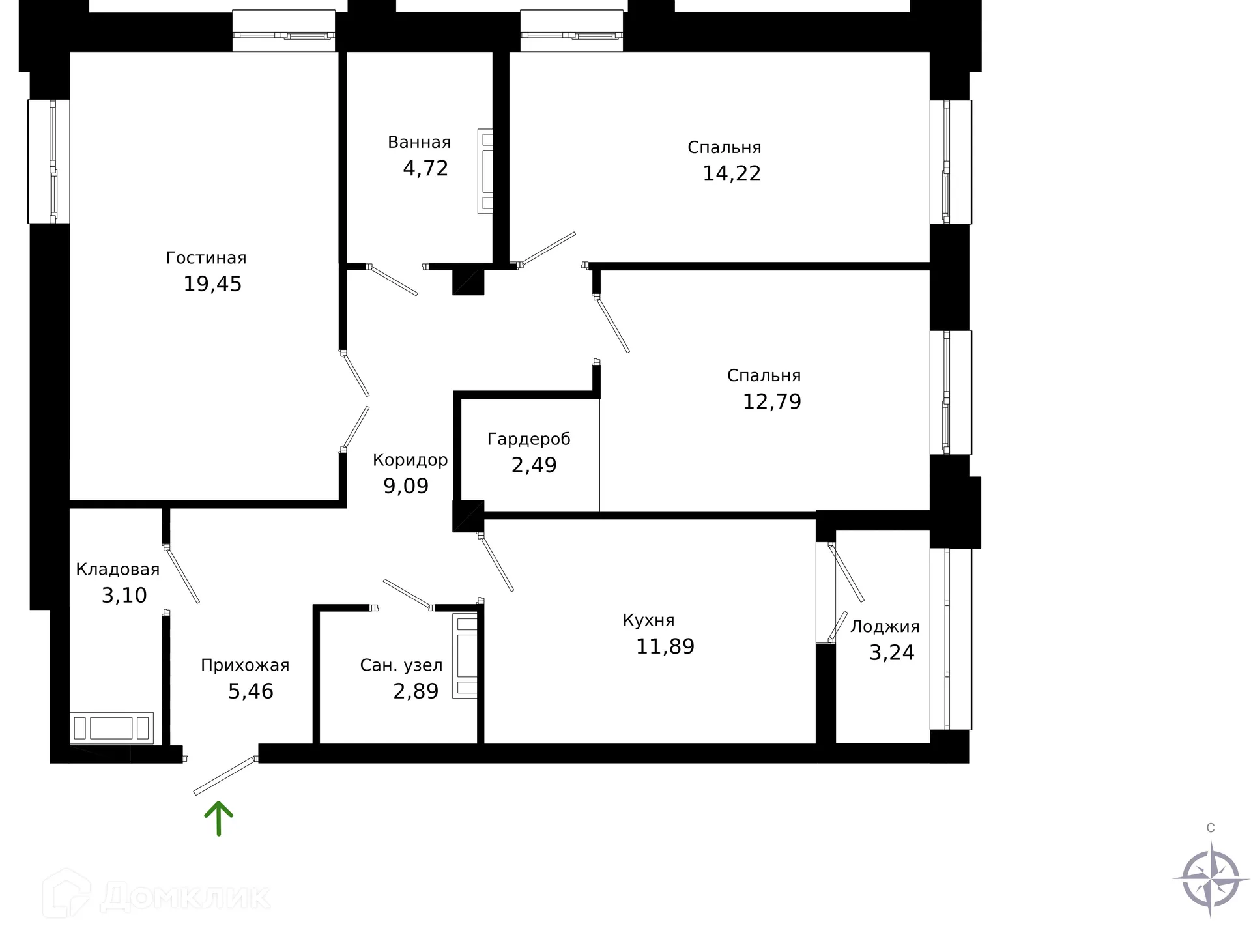 Фото квартиры в ЖК Жилой дом по ул. Красный Путь