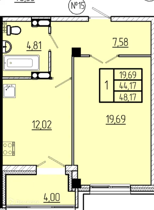 Фото квартиры в ЖК Волгоградская Звезда