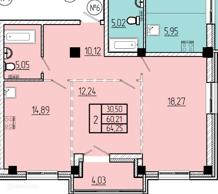 Фото квартиры в ЖК Волгоградская Звезда