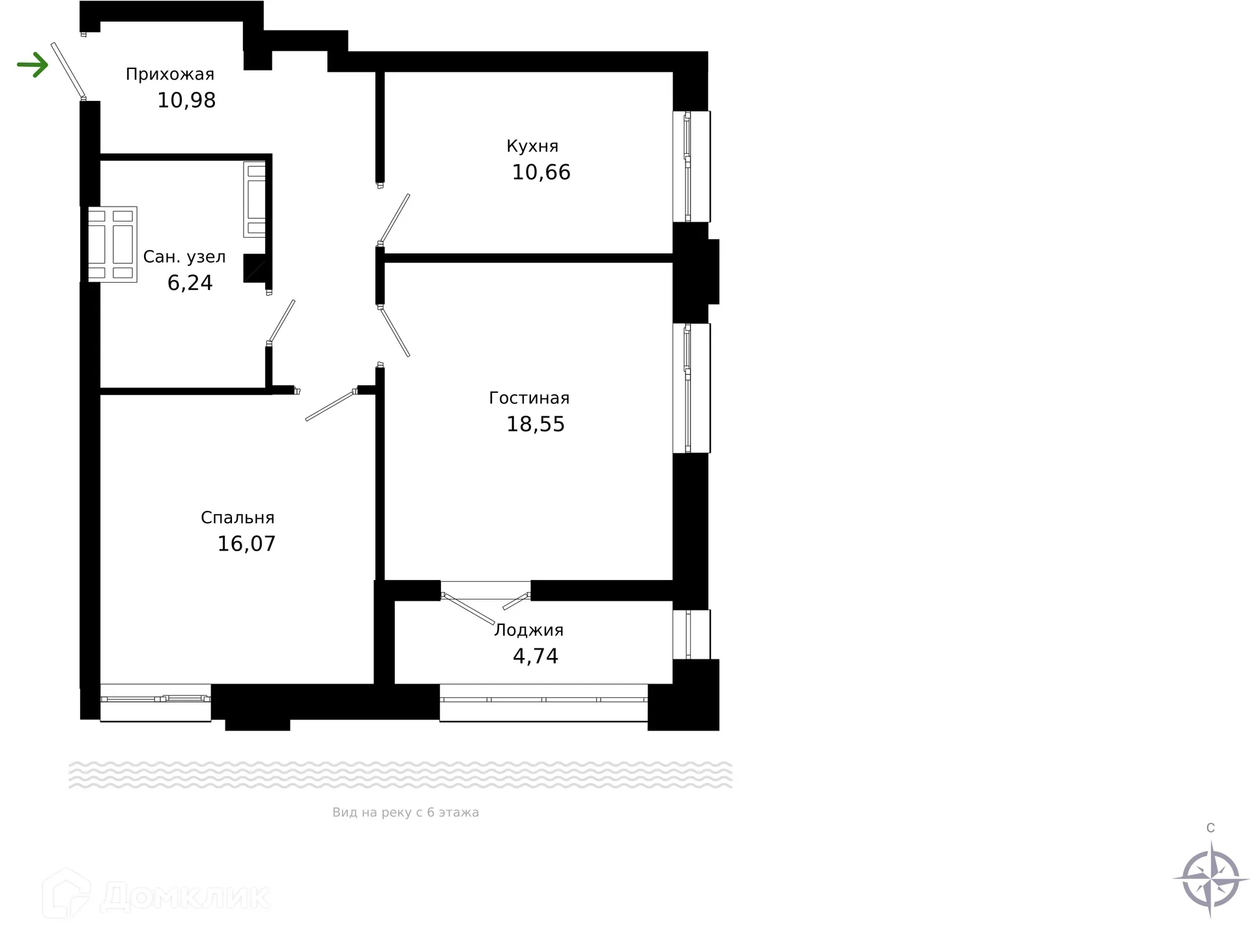 Фото квартиры в ЖК Жилой дом по ул. Красный Путь