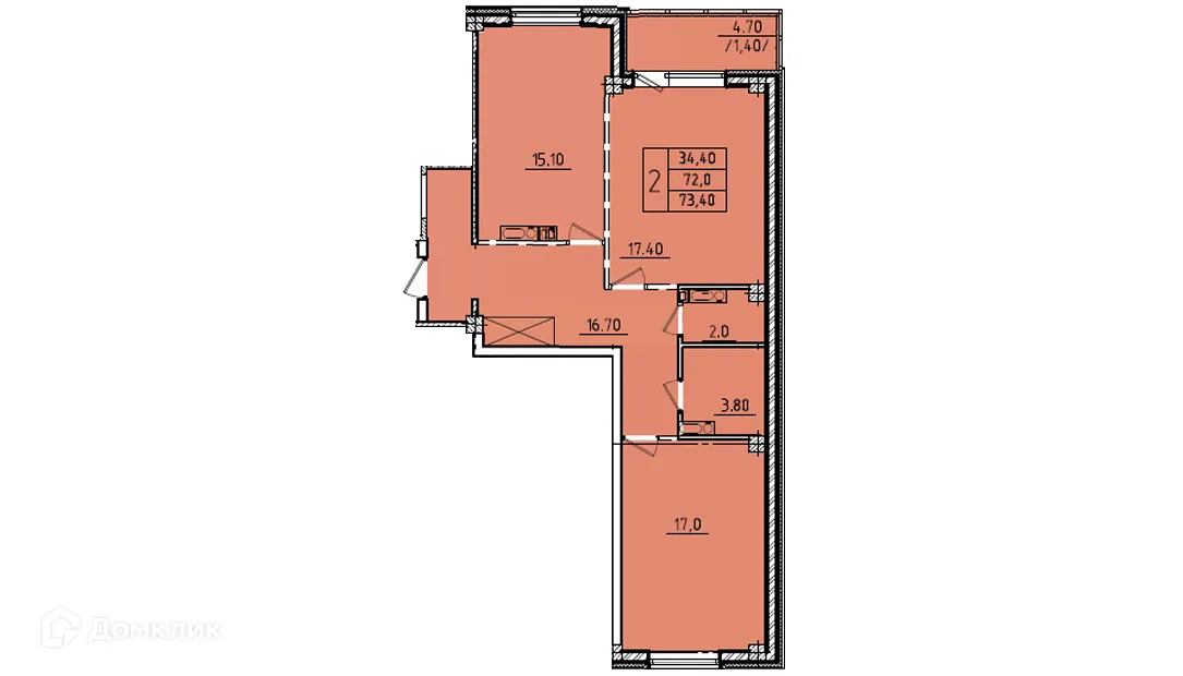 Фото квартиры в ЖК Волгоградская Звезда