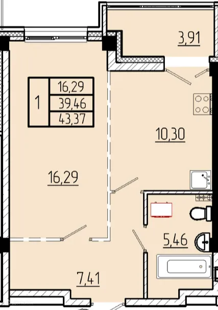 Фото квартиры в ЖК Волгоградская Звезда