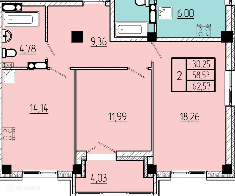 Фото квартиры в ЖК Волгоградская Звезда