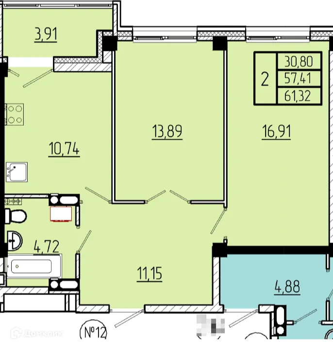 Фото квартиры в ЖК Волгоградская Звезда