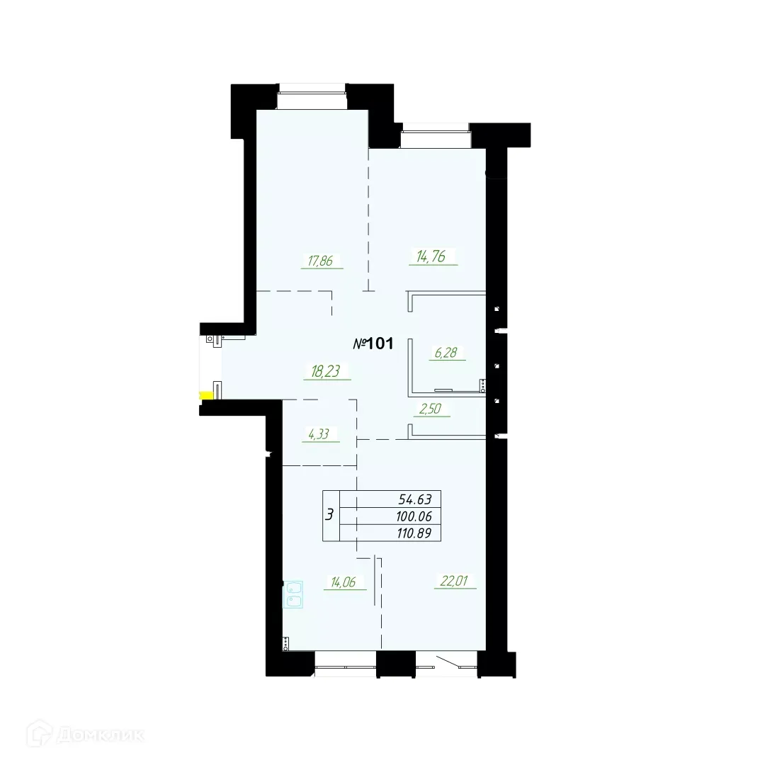 Фото квартиры в ЖК "ГРАФ"