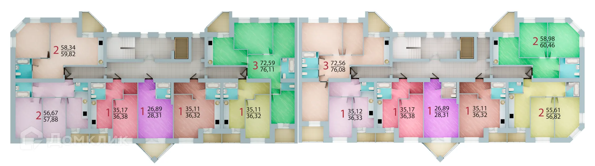 Фото квартиры в ЖК Енисейский