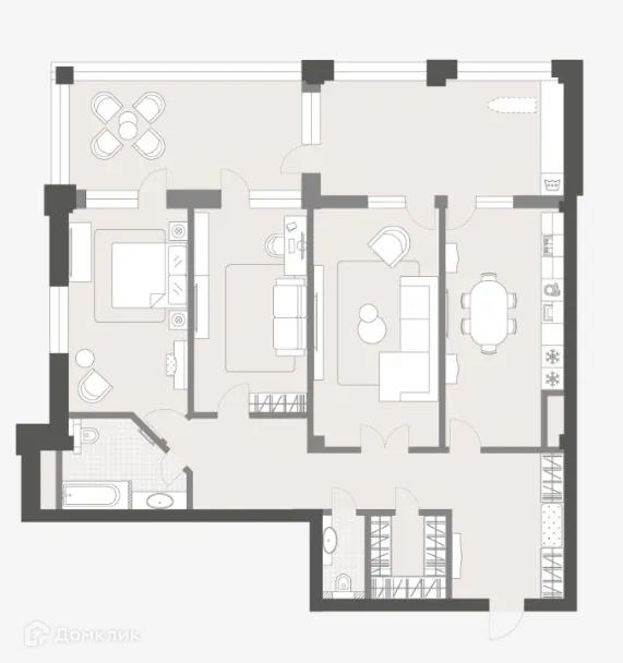 Фото квартиры в ЖК Клубный дом «Воронцовский»