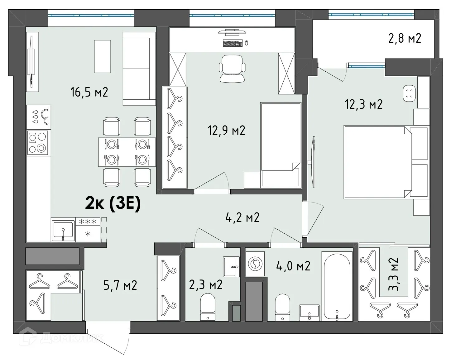 Фото квартиры в ЖК Джаз