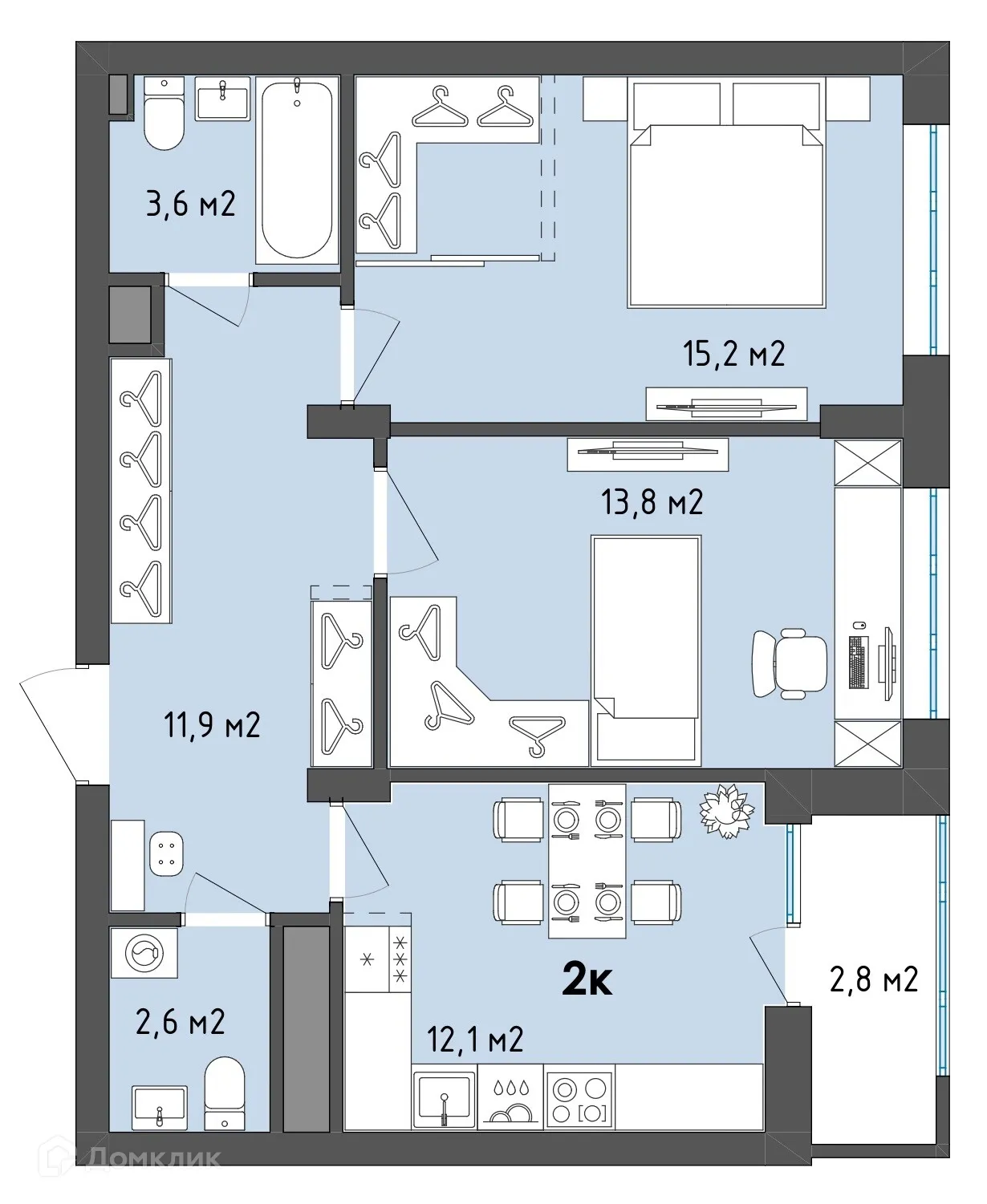 Фото квартиры в ЖК Джаз