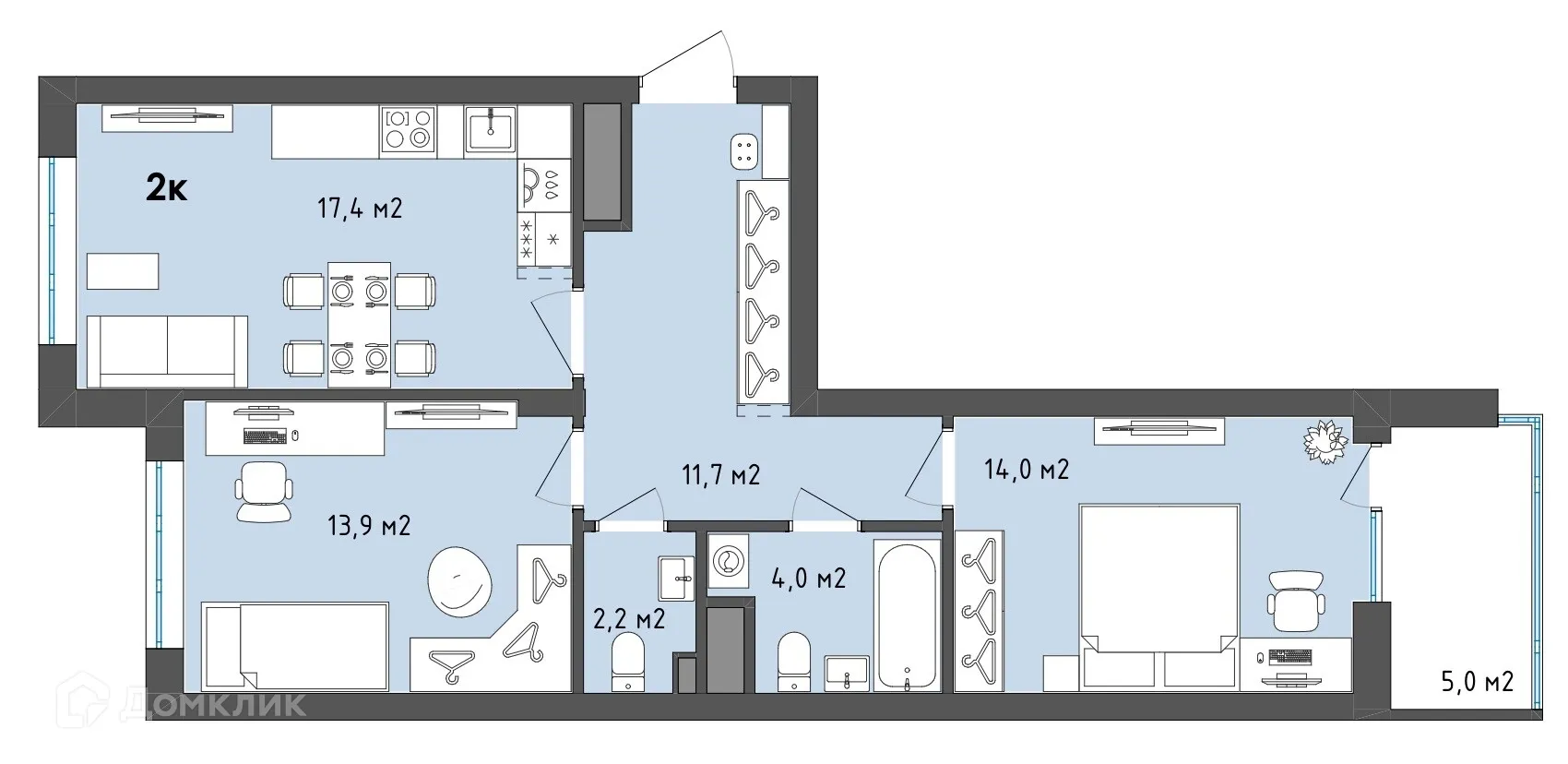 Фото квартиры в ЖК Джаз