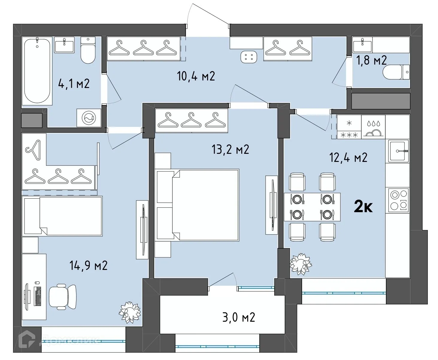 Фото квартиры в ЖК Джаз