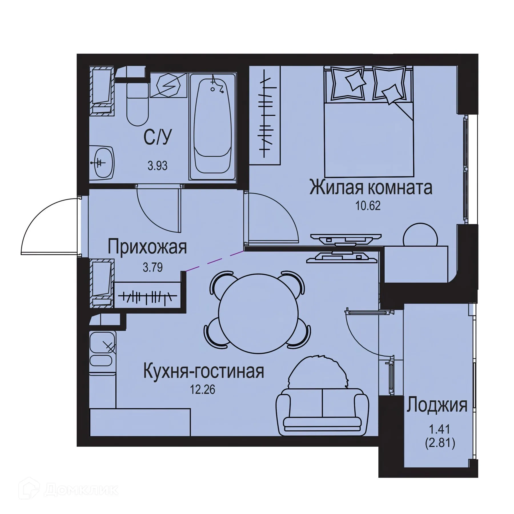 Фото квартиры в ЖК ID Kudrovo II (Айди Кудрово II)