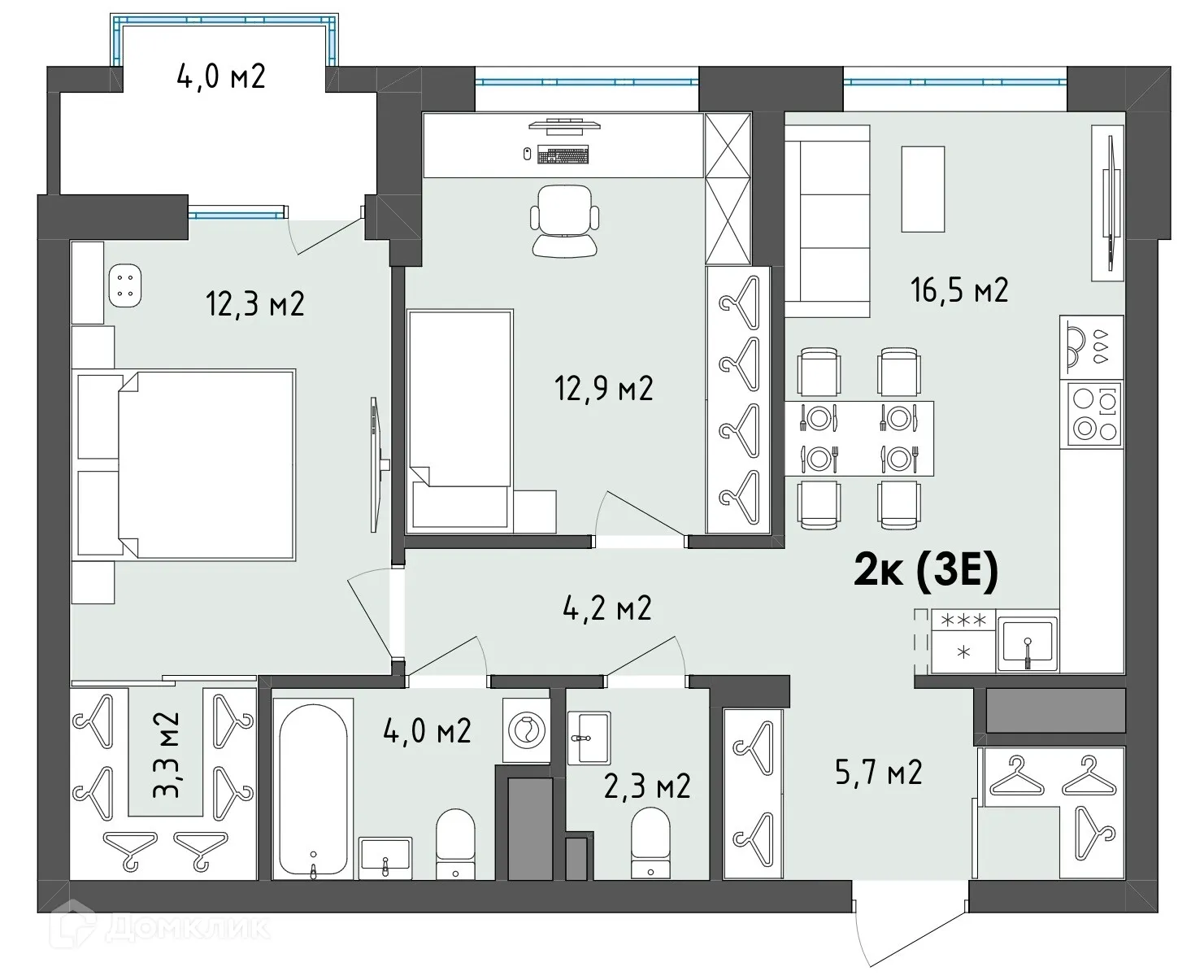 Фото квартиры в ЖК Джаз