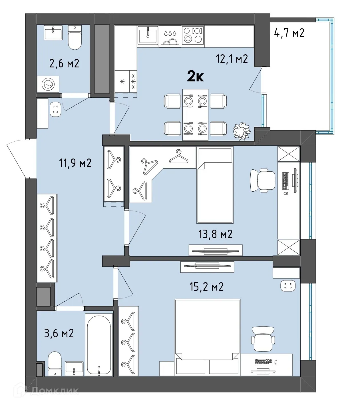 Фото квартиры в ЖК Джаз