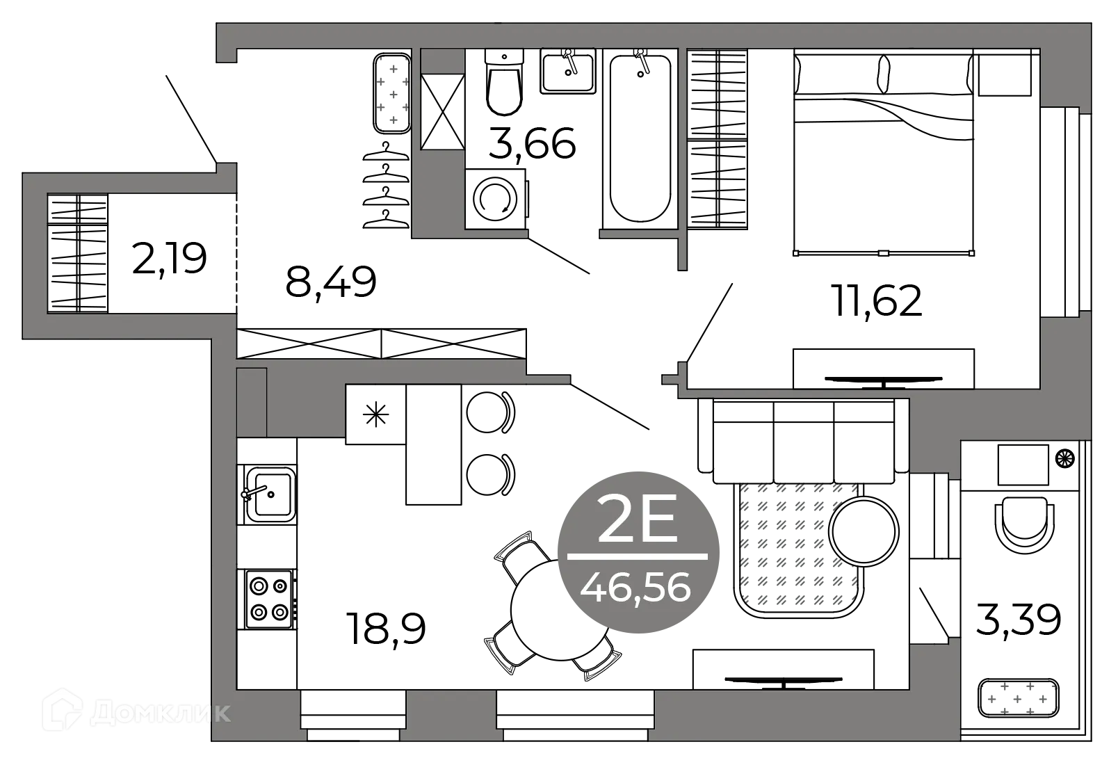 Фото квартиры в ЖК Галилей