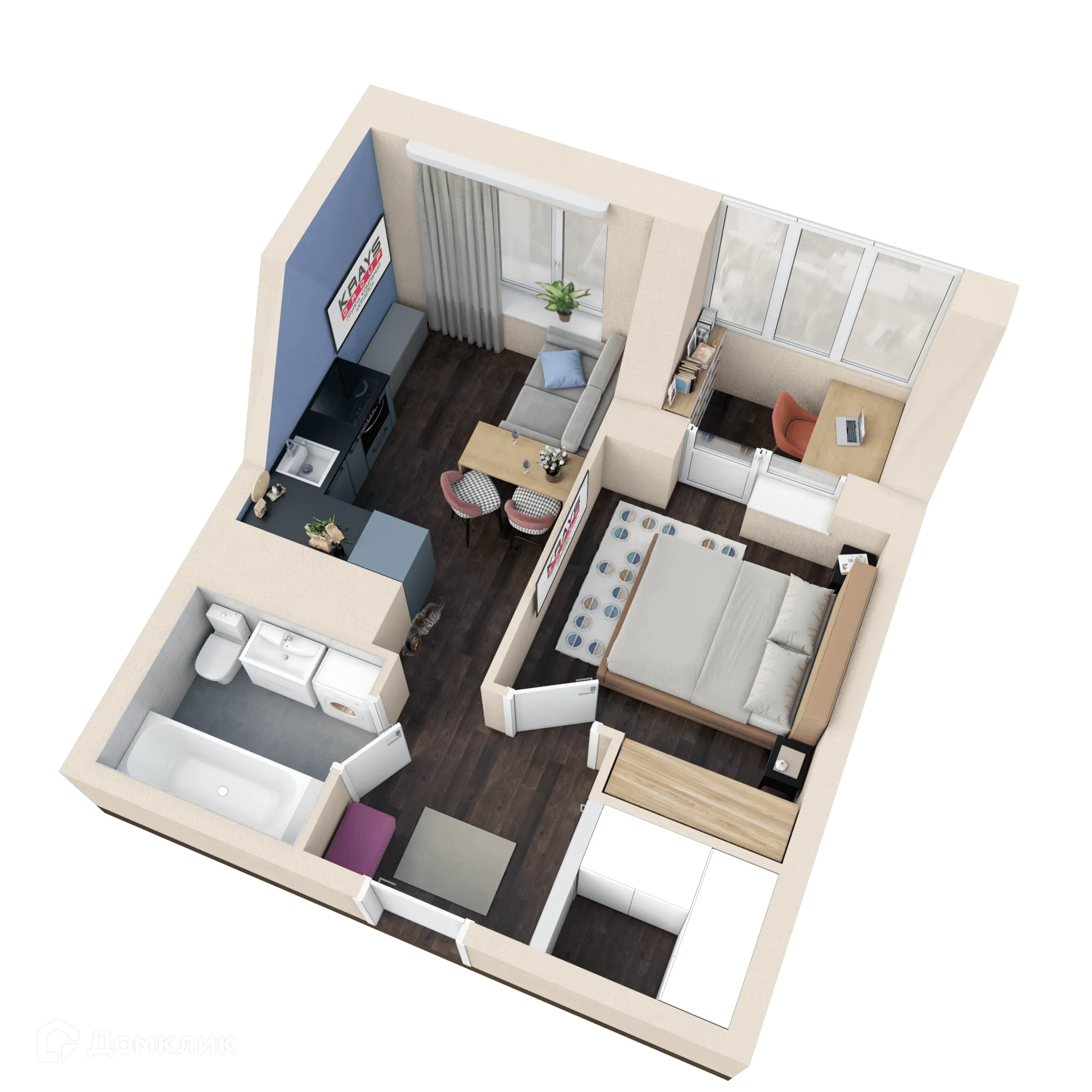 Фото квартиры в ЖК Галилей