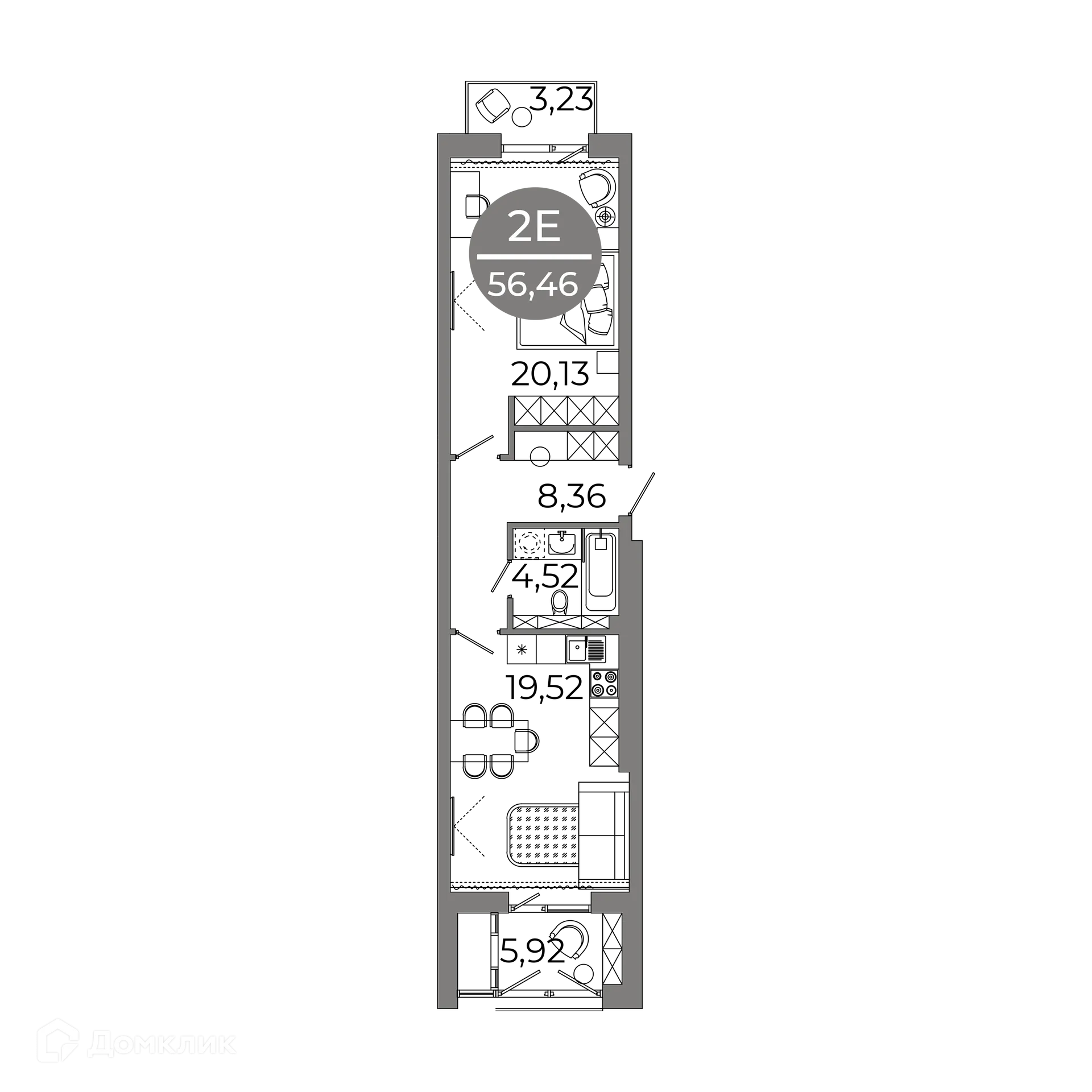 Фото квартиры в ЖК Клубный дом "905"