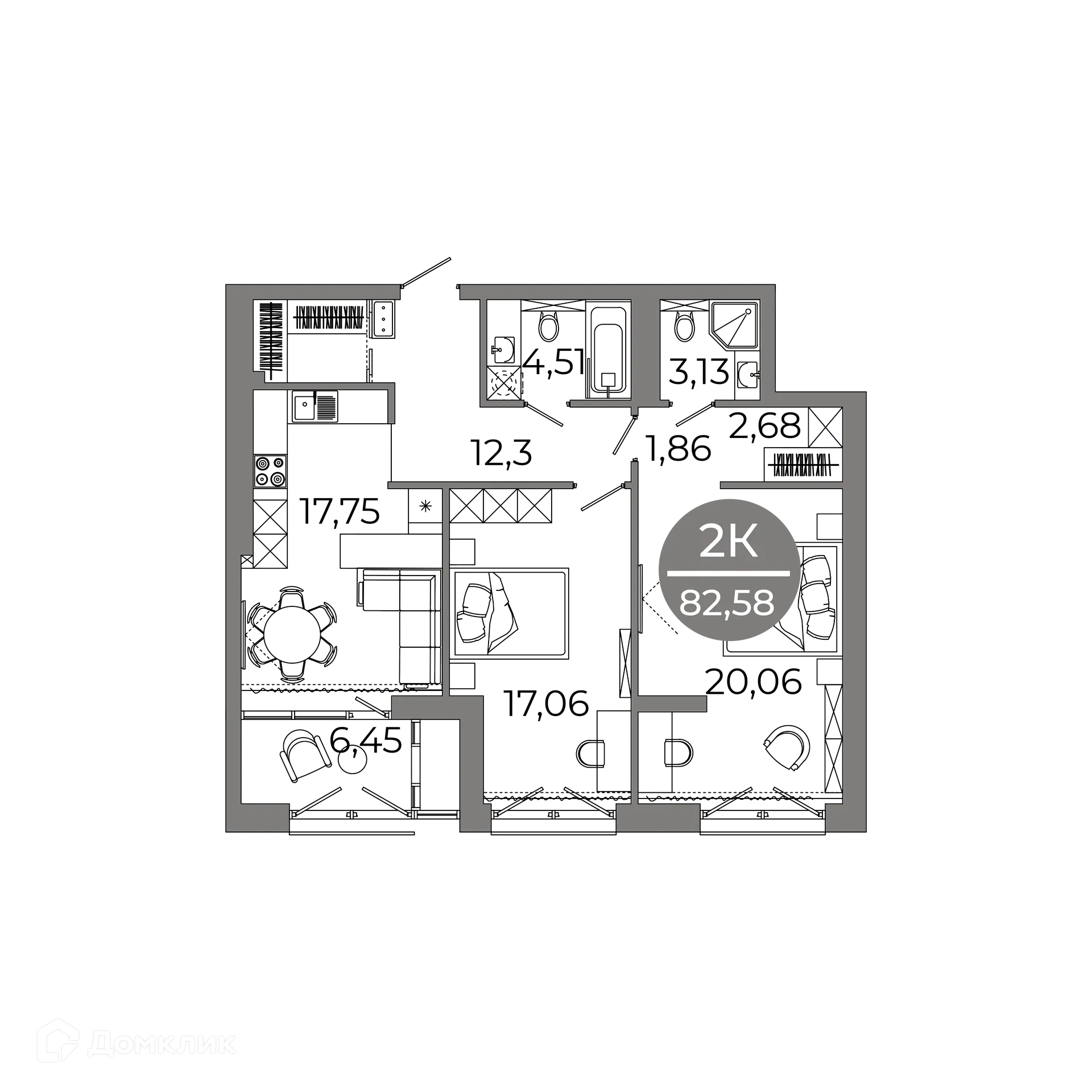 Фото квартиры в ЖК Клубный дом "905"