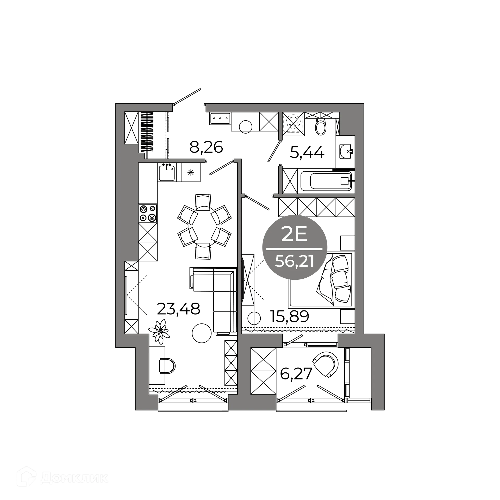 Фото квартиры в ЖК Клубный дом "905"