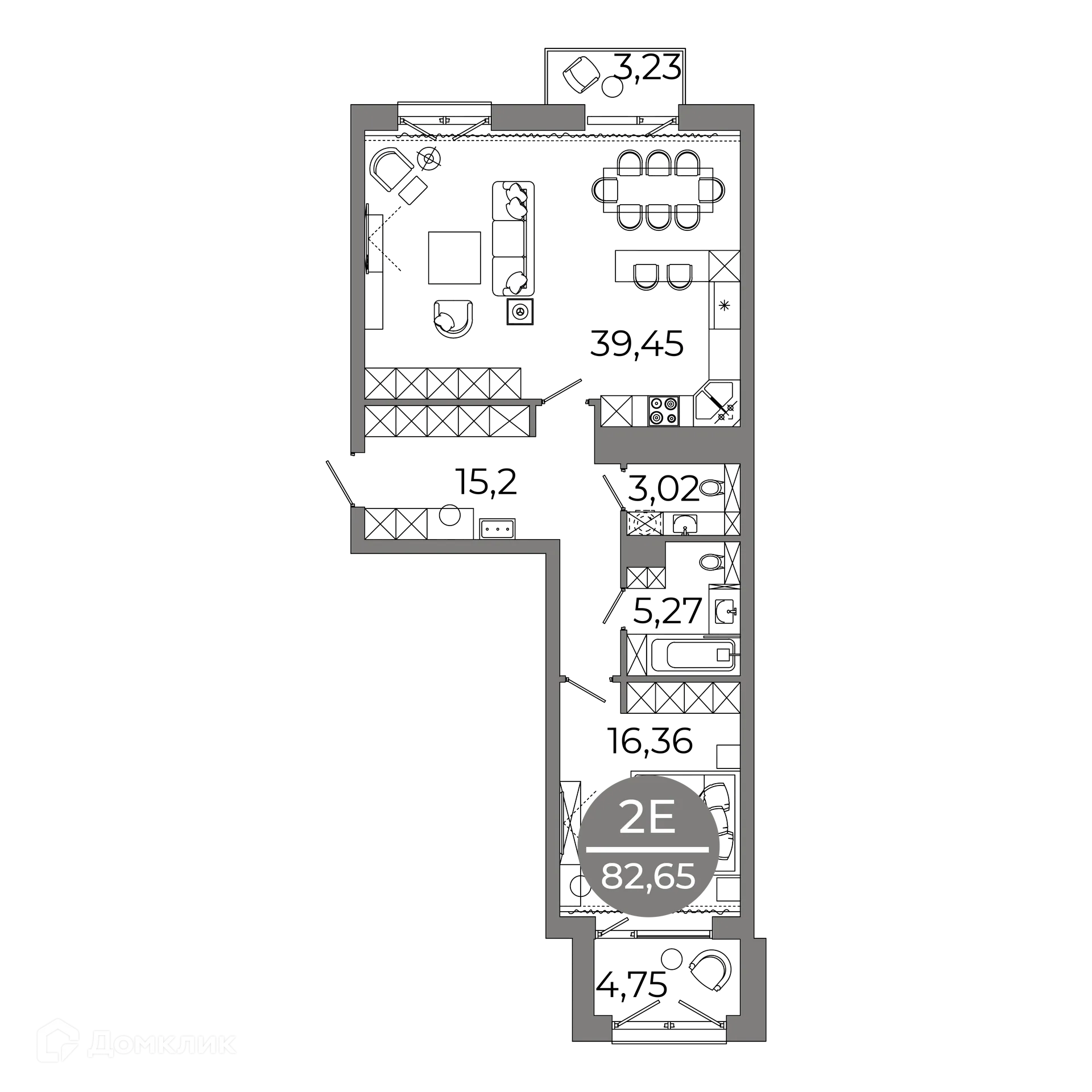 Фото квартиры в ЖК Клубный дом "905"