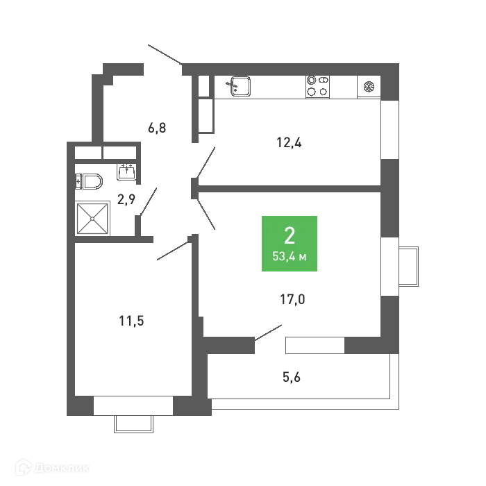 Фото квартиры в ЖК Ключи-клаб