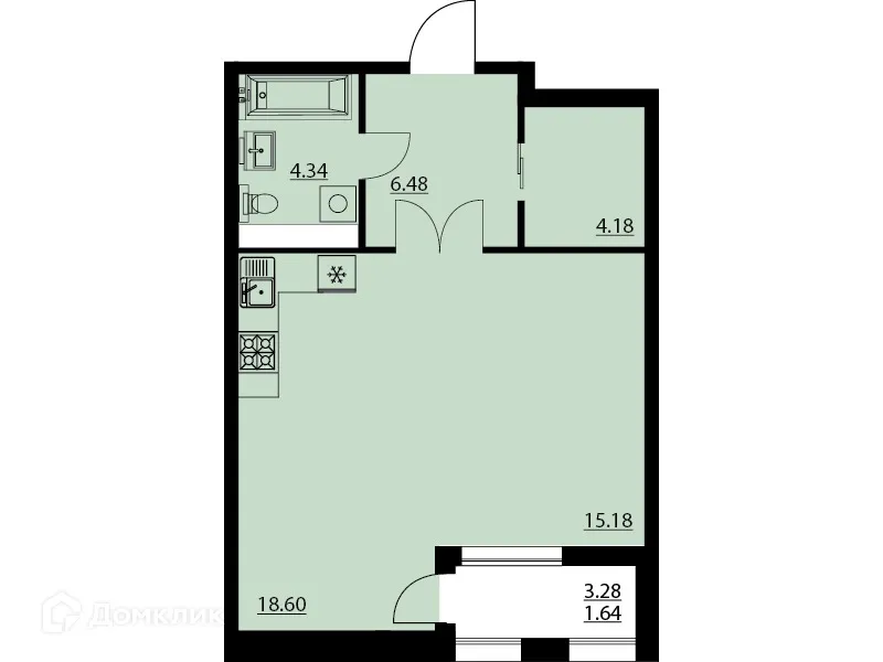 Фото квартиры в ЖК "Бунин"