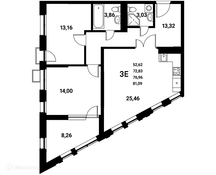 Фото квартиры в ЖК Z-town (Зет-таун)