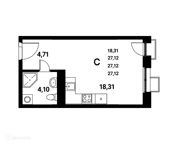 Фото квартиры в ЖК Z-town (Зет-таун)