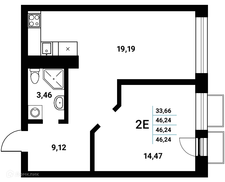 Фото квартиры в ЖК Z-town (Зет-таун)