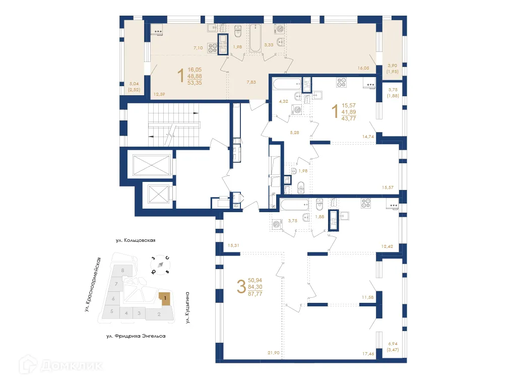 Фото квартиры в ЖК Жилой дом по ул. Фридриха Энгельса