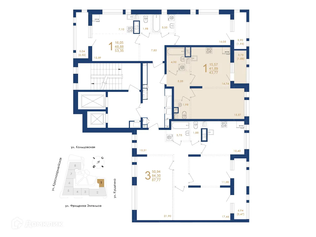Фото квартиры в ЖК Жилой дом по ул. Фридриха Энгельса