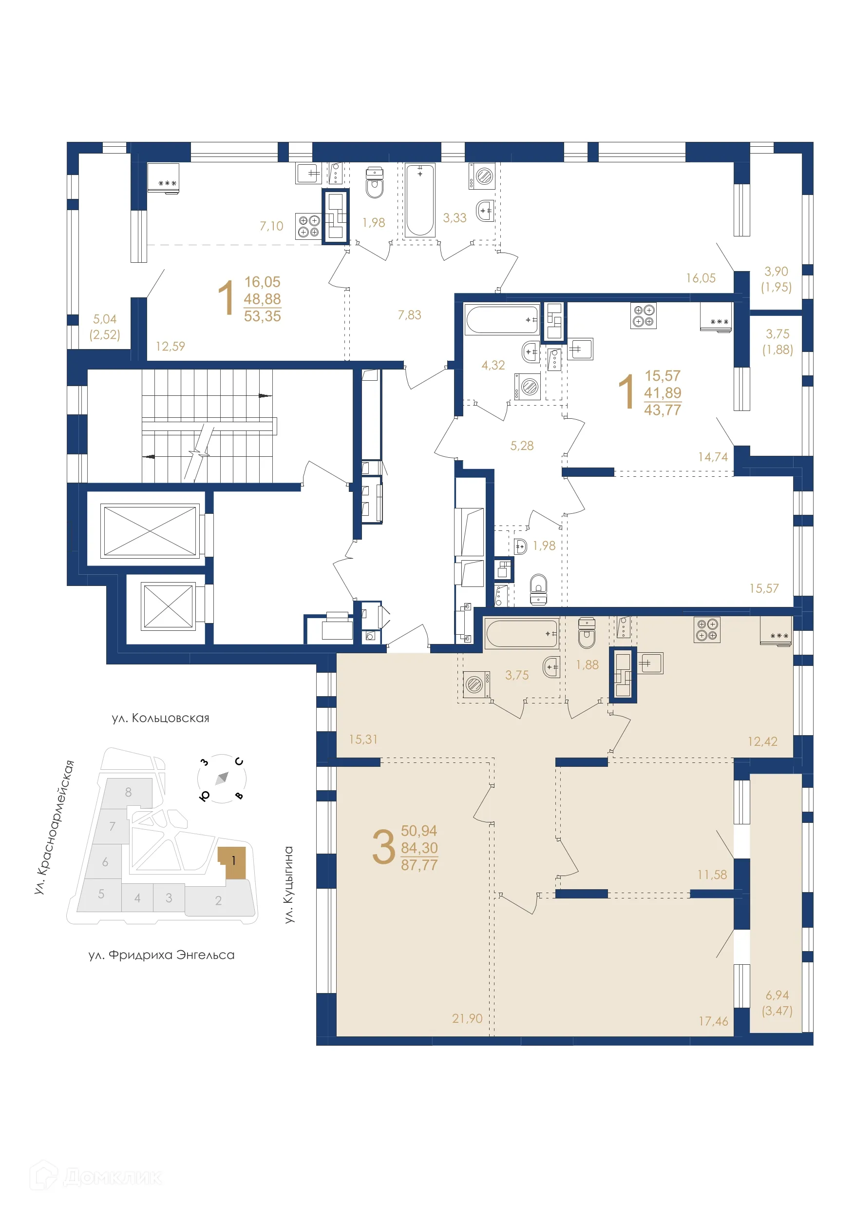 Фото квартиры в ЖК Жилой дом по ул. Фридриха Энгельса