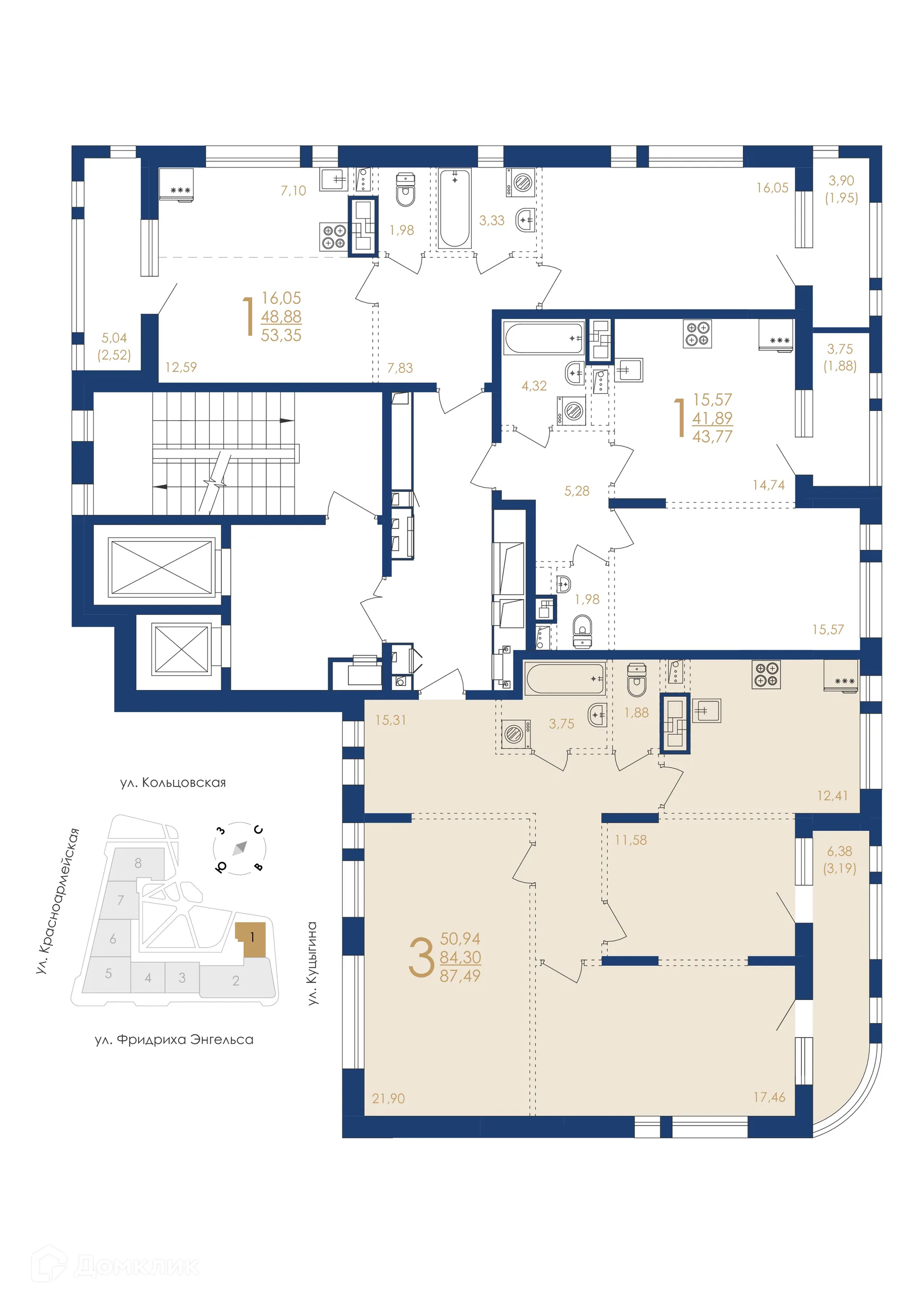 Фото квартиры в ЖК Жилой дом по ул. Фридриха Энгельса
