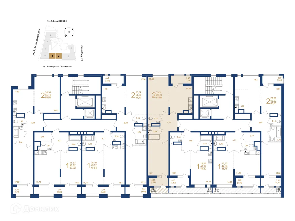 Фото квартиры в ЖК Жилой дом по ул. Фридриха Энгельса