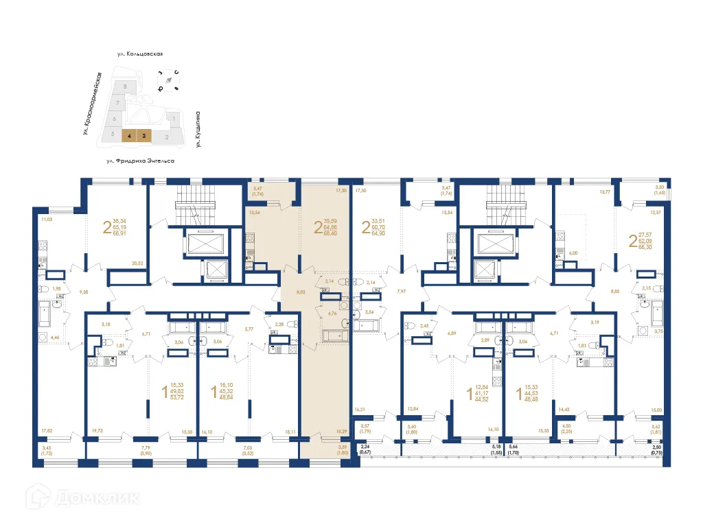 Фото квартиры в ЖК Жилой дом по ул. Фридриха Энгельса