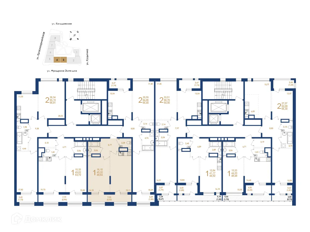 Фото квартиры в ЖК Жилой дом по ул. Фридриха Энгельса