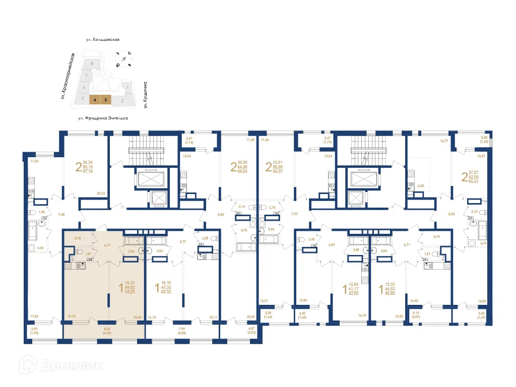 Фото квартиры в ЖК Жилой дом по ул. Фридриха Энгельса