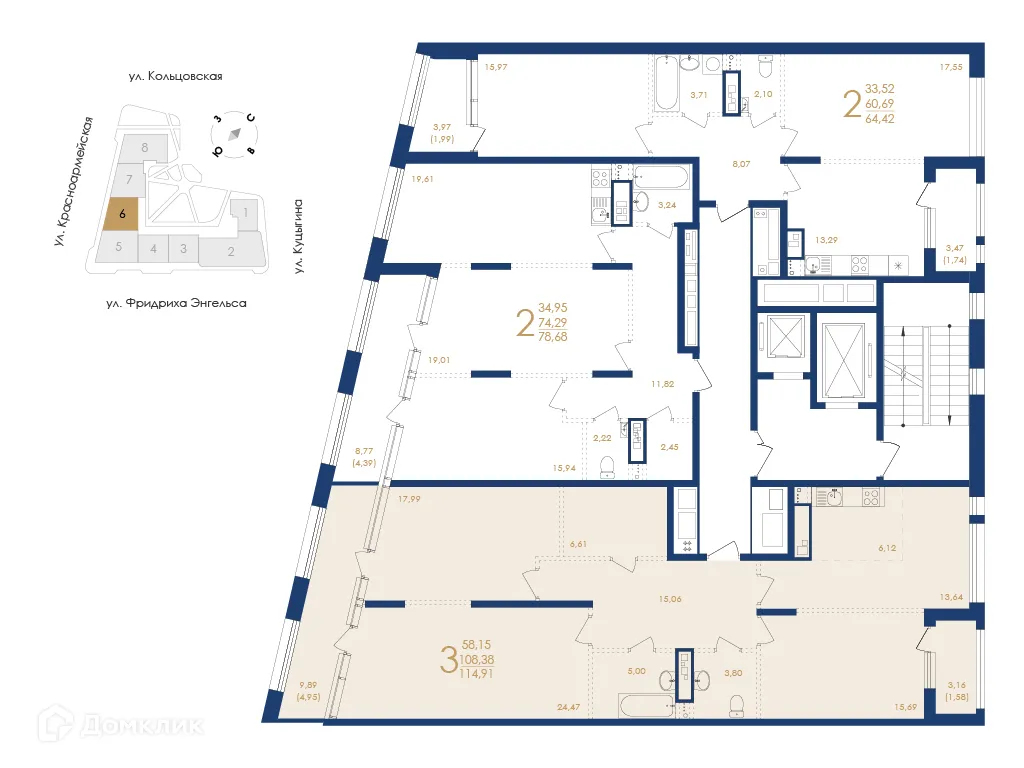 Фото квартиры в ЖК Жилой дом по ул. Фридриха Энгельса