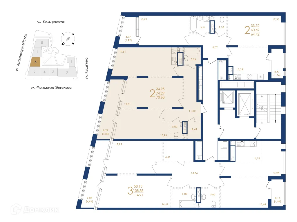 Фото квартиры в ЖК Жилой дом по ул. Фридриха Энгельса