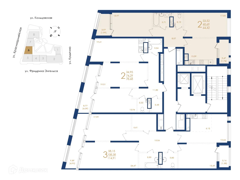Фото квартиры в ЖК Жилой дом по ул. Фридриха Энгельса