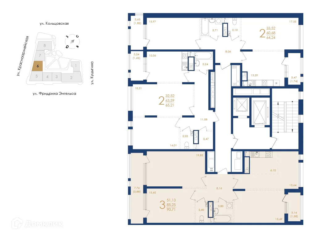 Фото квартиры в ЖК Жилой дом по ул. Фридриха Энгельса