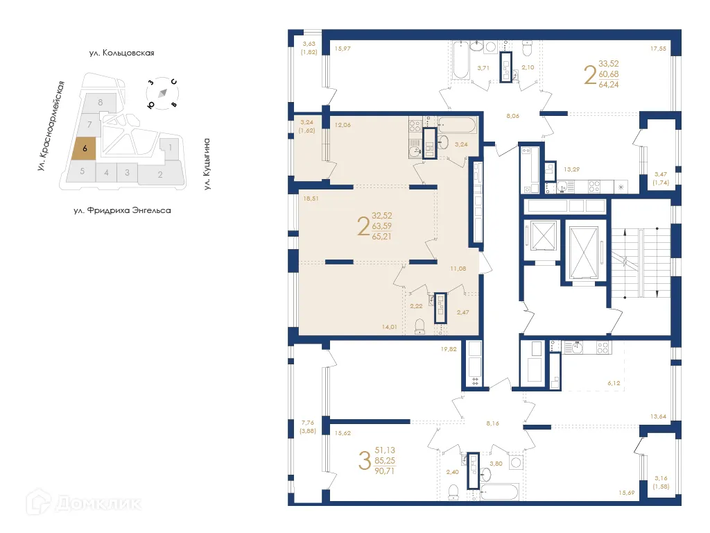 Фото квартиры в ЖК Жилой дом по ул. Фридриха Энгельса