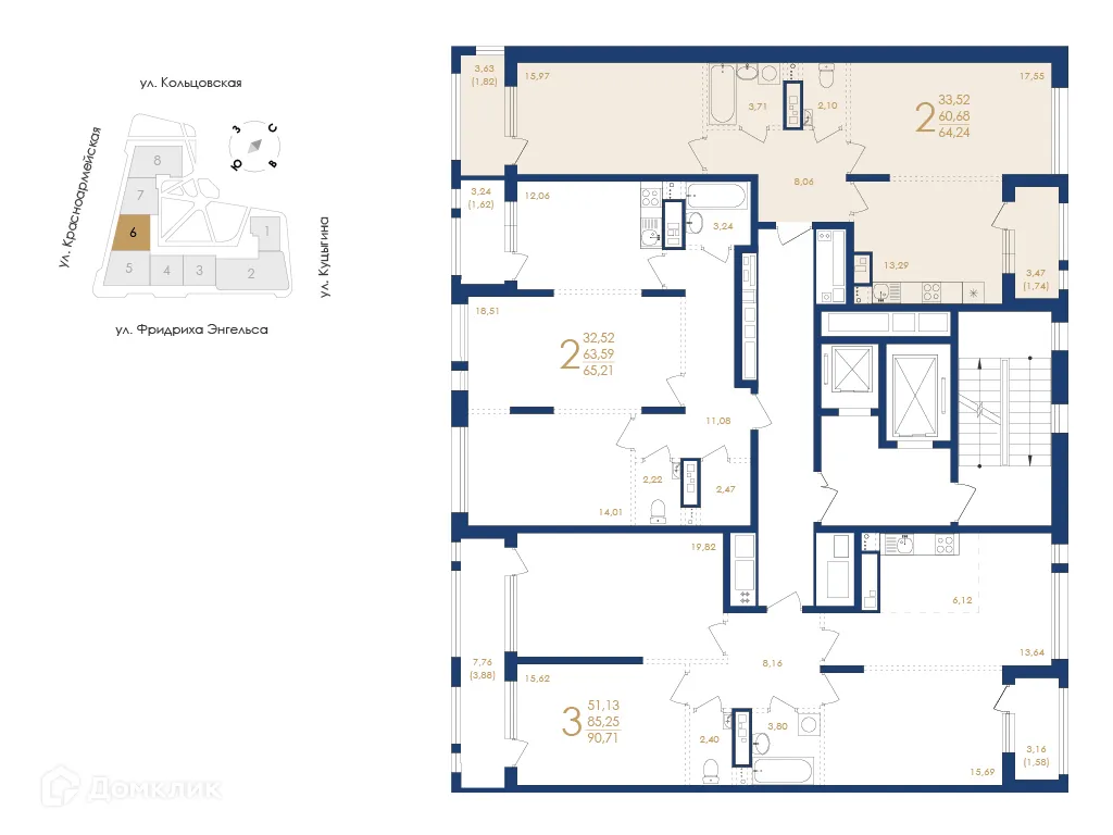 Фото квартиры в ЖК Жилой дом по ул. Фридриха Энгельса
