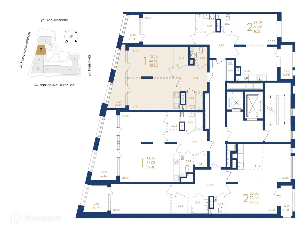 Фото квартиры в ЖК Жилой дом по ул. Фридриха Энгельса