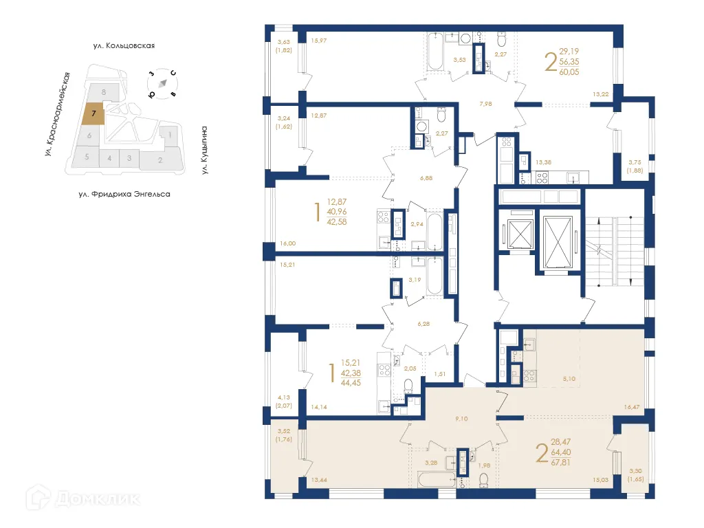 Фото квартиры в ЖК Жилой дом по ул. Фридриха Энгельса